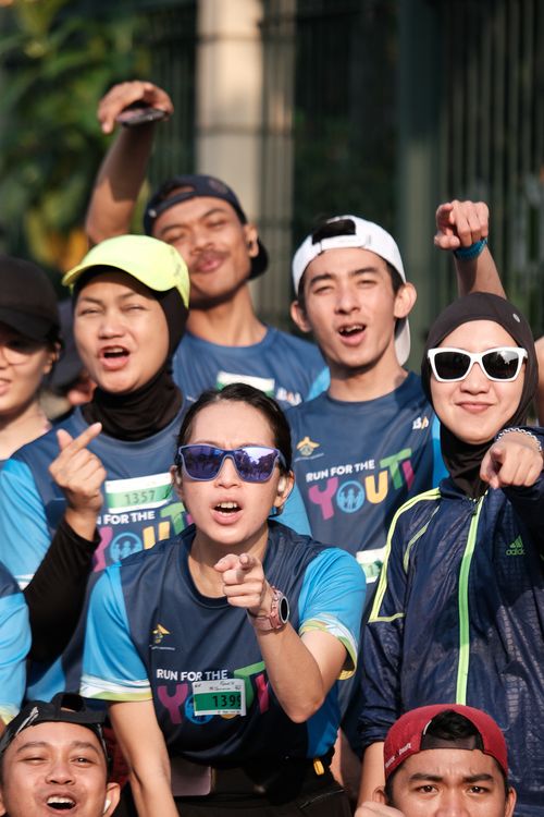 Race photo from Lari Bareng Yuk!