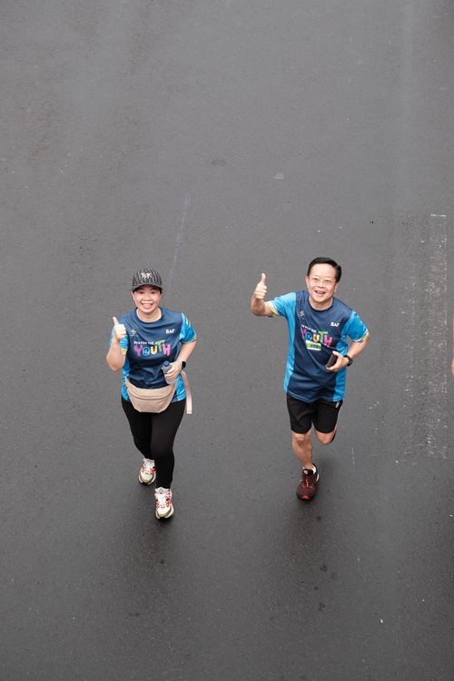 Race photo from Road to BAF Lions Run 2024