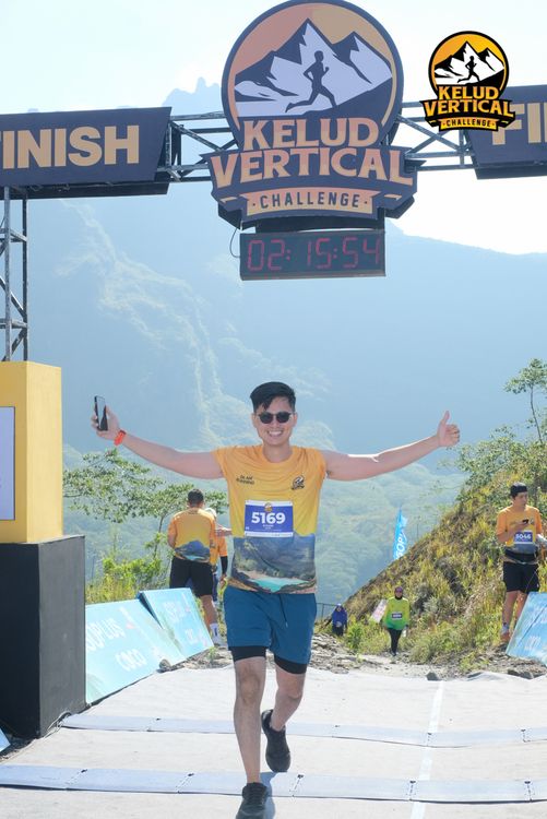 Race photo from Kelud Vertical Challenge 2024