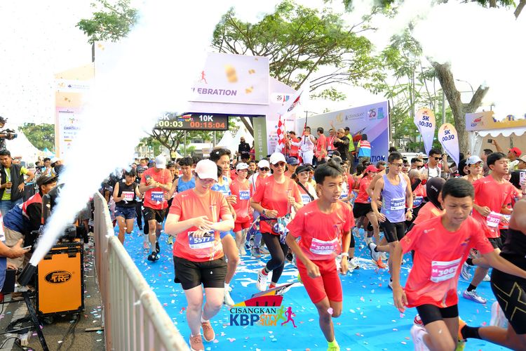 Race photo from CISANGKAN KBP CITY RUN 2025