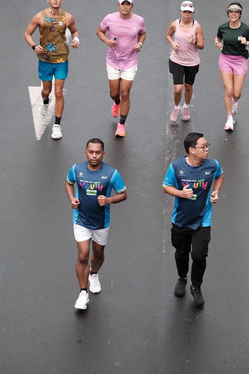 Race photo from Road to BAF Lions Run 2024