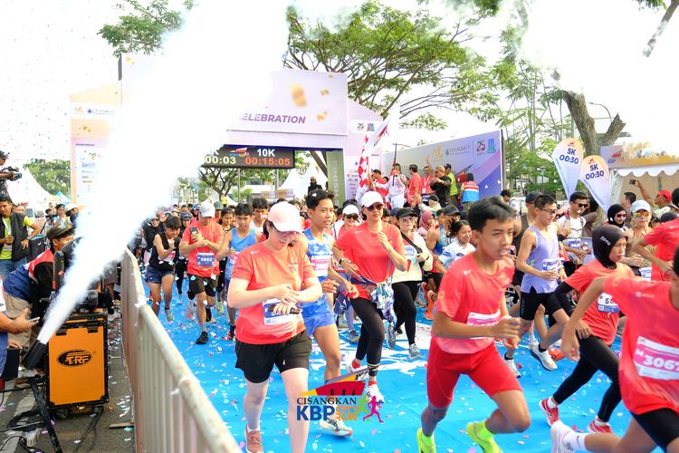 Race photo from CISANGKAN KBP CITY RUN 2025
