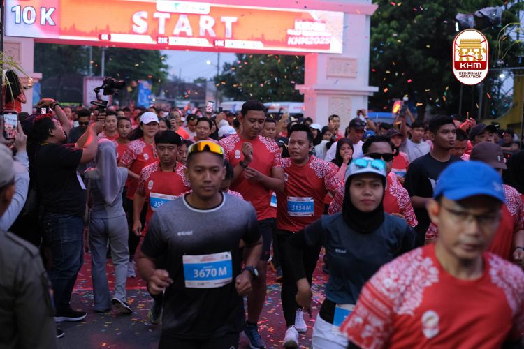 Race photo from Kediri Half Marathon 2025