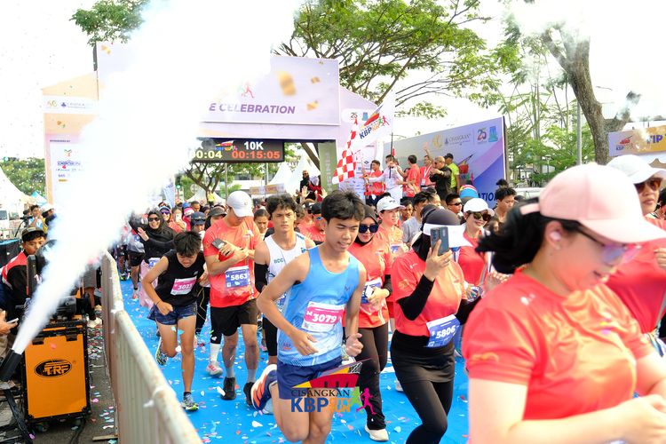 Race photo from CISANGKAN KBP CITY RUN 2025