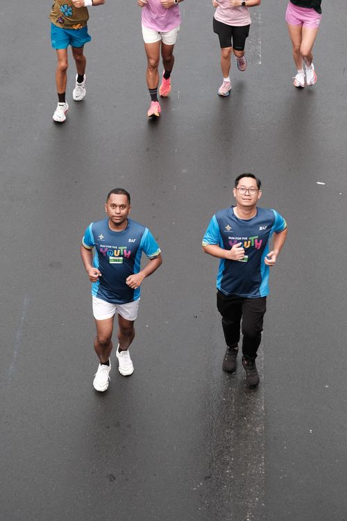 Race photo from Road to BAF Lions Run 2024