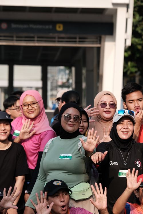 Race photo from Lari Bareng Yuk!