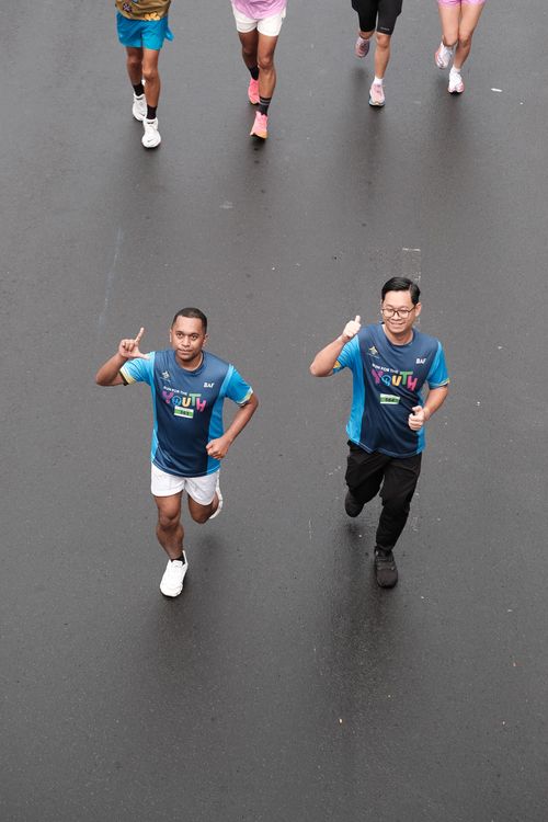 Race photo from Road to BAF Lions Run 2024