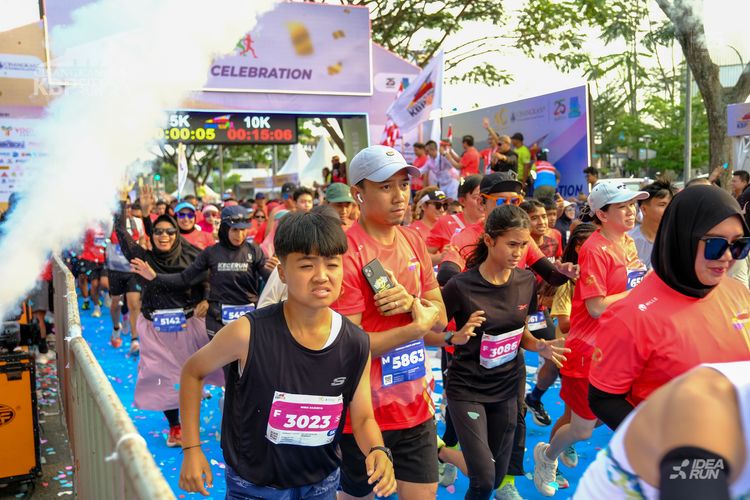 Race photo from CISANGKAN KBP CITY RUN 2025
