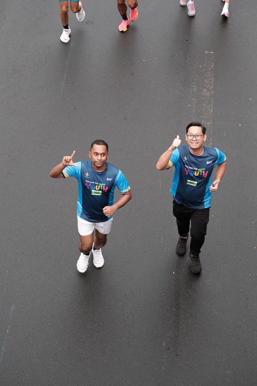 Race photo from Road to BAF Lions Run 2024
