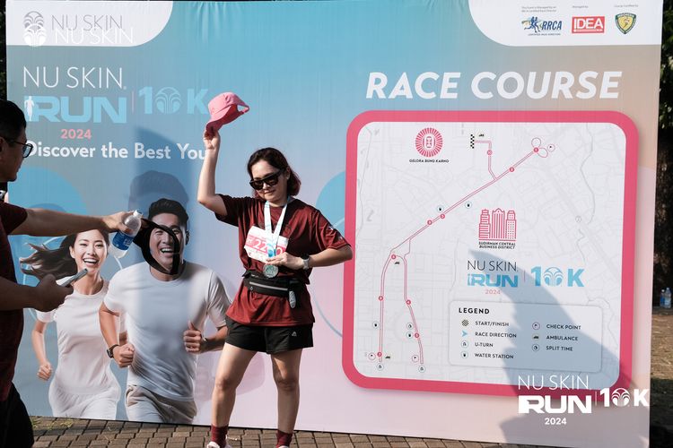 Race photo from Nu Skin Run 10K