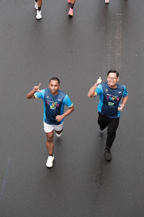 Race photo from Road to BAF Lions Run 2024