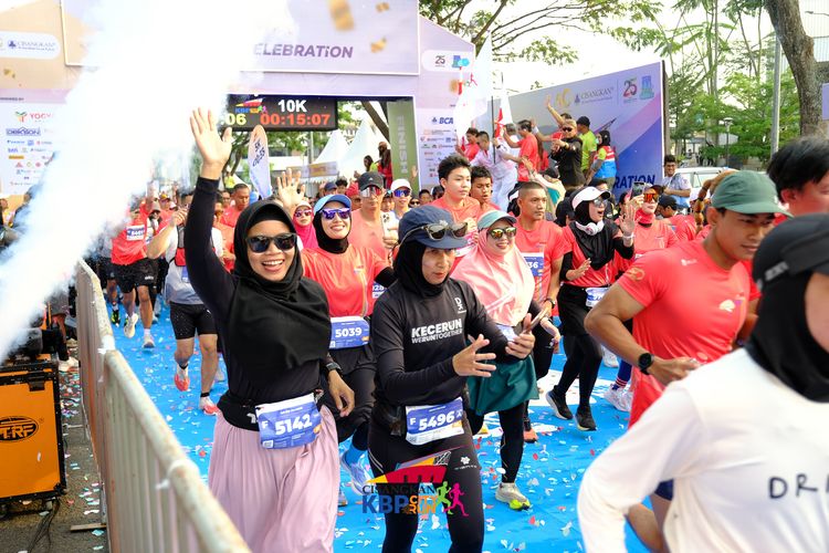 Race photo from CISANGKAN KBP CITY RUN 2025
