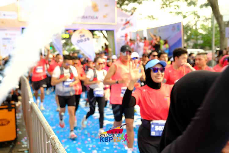 Race photo from CISANGKAN KBP CITY RUN 2025