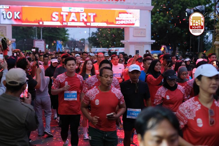 Race photo from Kediri Half Marathon 2025