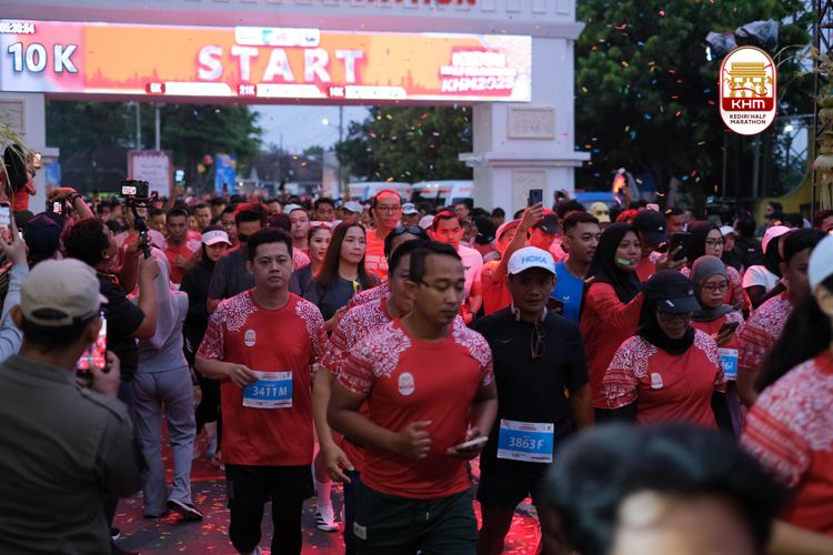 Race photo from Kediri Half Marathon 2025