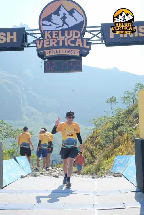Race photo from Kelud Vertical Challenge 2024
