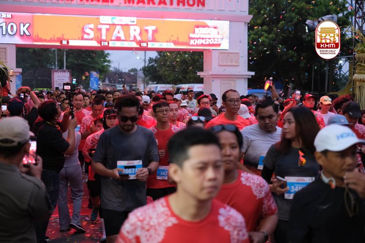Race photo from Kediri Half Marathon 2025