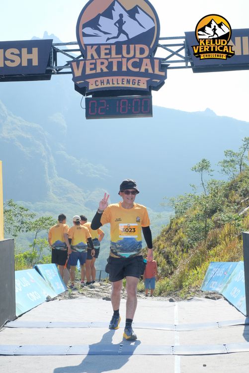 Race photo from Kelud Vertical Challenge 2024