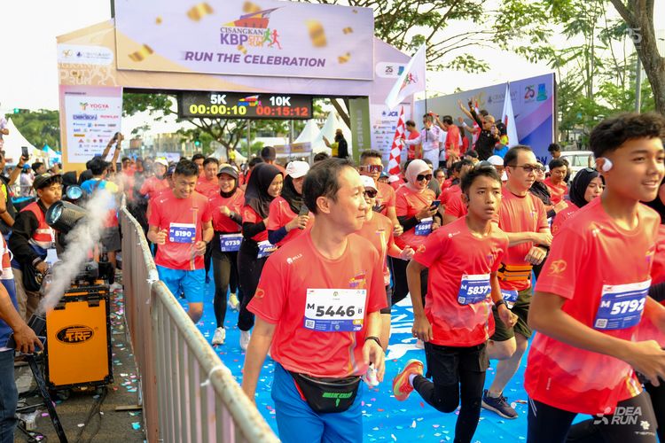 Race photo from CISANGKAN KBP CITY RUN 2025