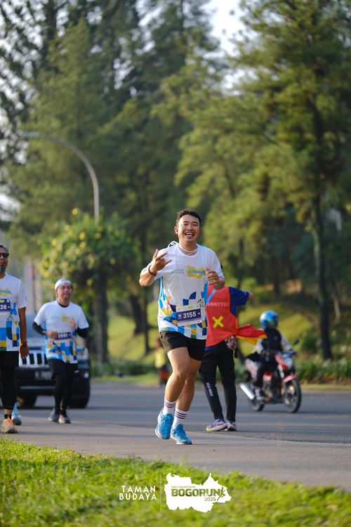 Race photo from Taman Budaya x BOGORUN 2025