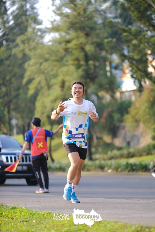 Race photo from Taman Budaya x BOGORUN 2025