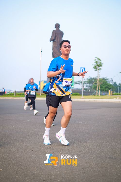 Race photo from ISOPlus Run 2024 Jakarta