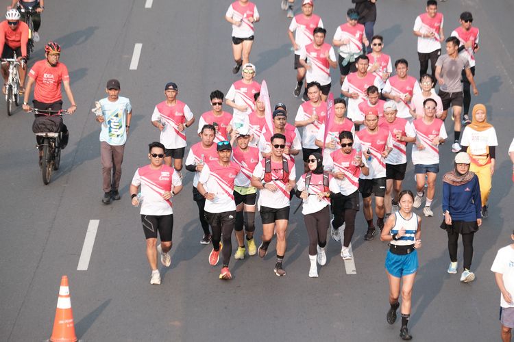 Race photo from Smartfren Run 2024 Vibes