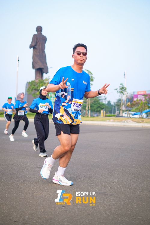 Race photo from ISOPlus Run 2024 Jakarta