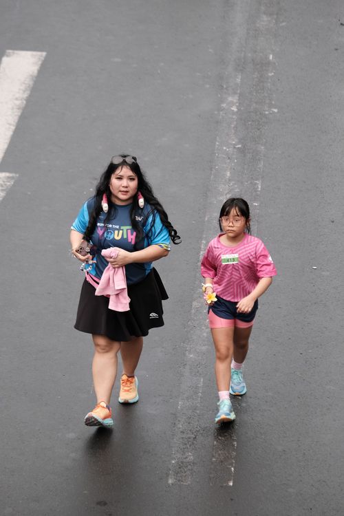 Race photo from Road to BAF Lions Run 2024