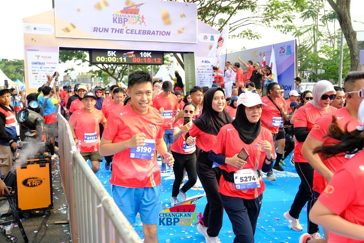 Race photo from CISANGKAN KBP CITY RUN 2025