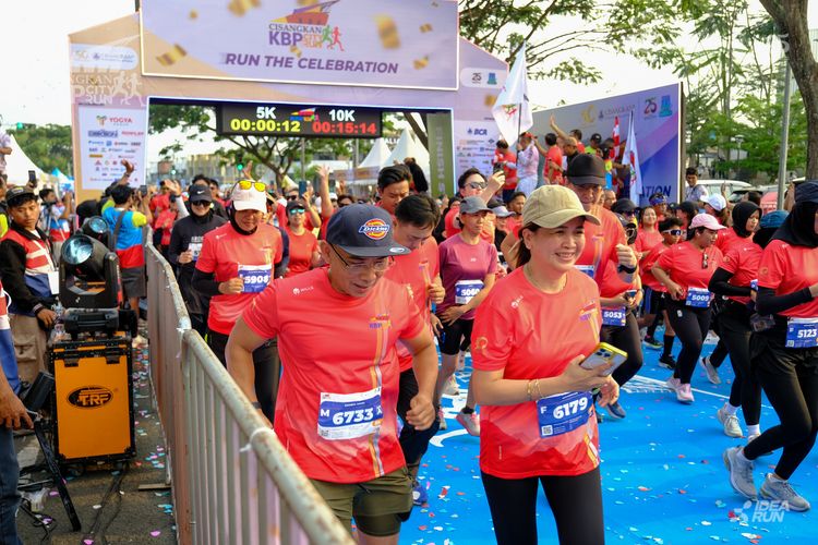 Race photo from CISANGKAN KBP CITY RUN 2025