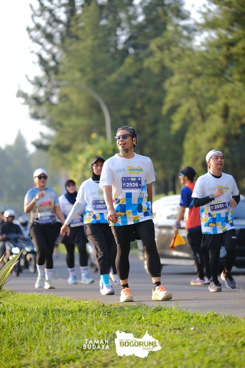 Race photo from Taman Budaya x BOGORUN 2025