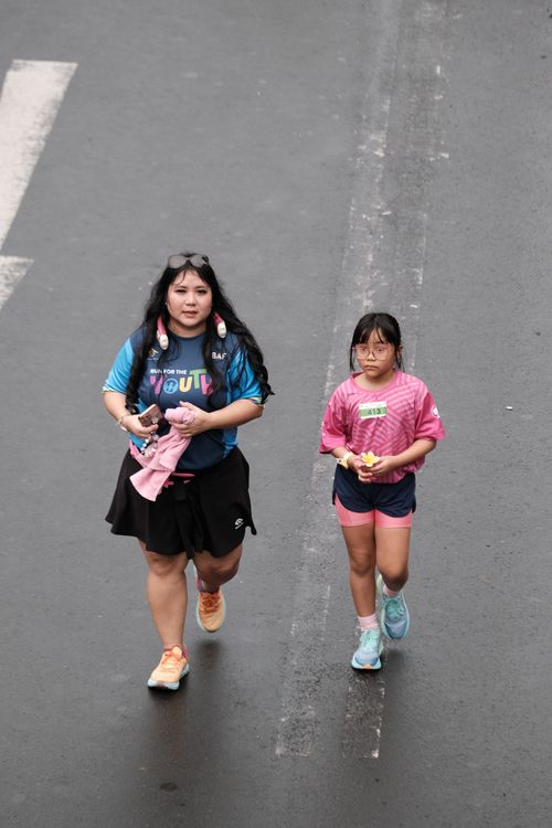 Race photo from Road to BAF Lions Run 2024