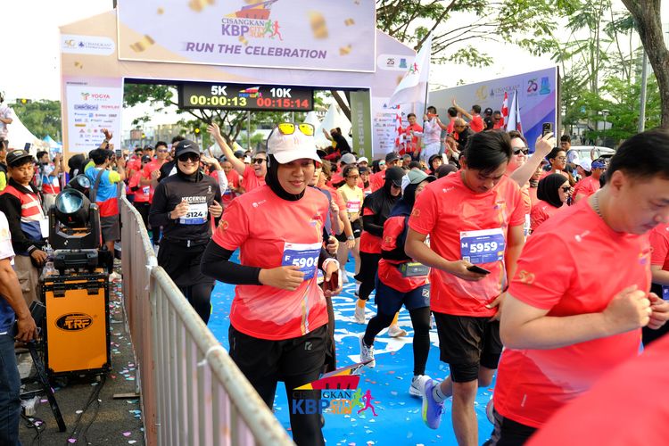 Race photo from CISANGKAN KBP CITY RUN 2025