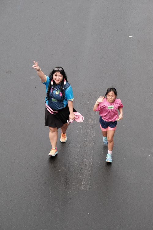 Race photo from Road to BAF Lions Run 2024
