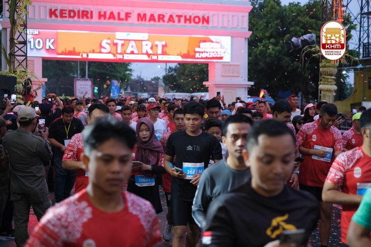 Race photo from Kediri Half Marathon 2025