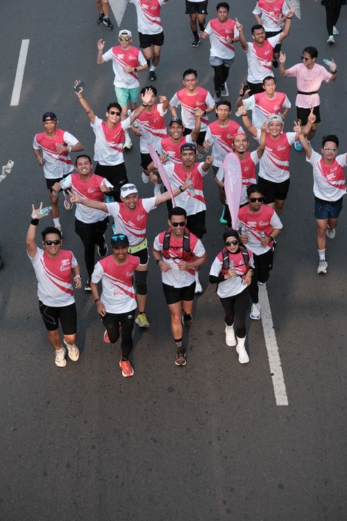 Race photo from Smartfren Run 2024 Vibes