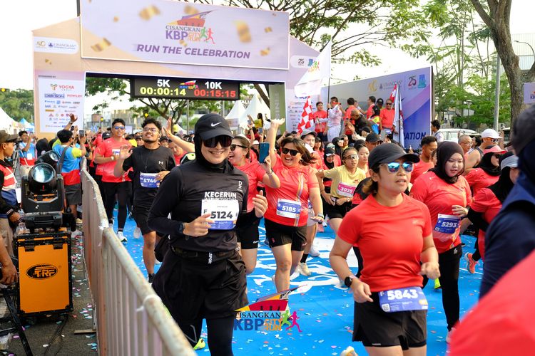 Race photo from CISANGKAN KBP CITY RUN 2025