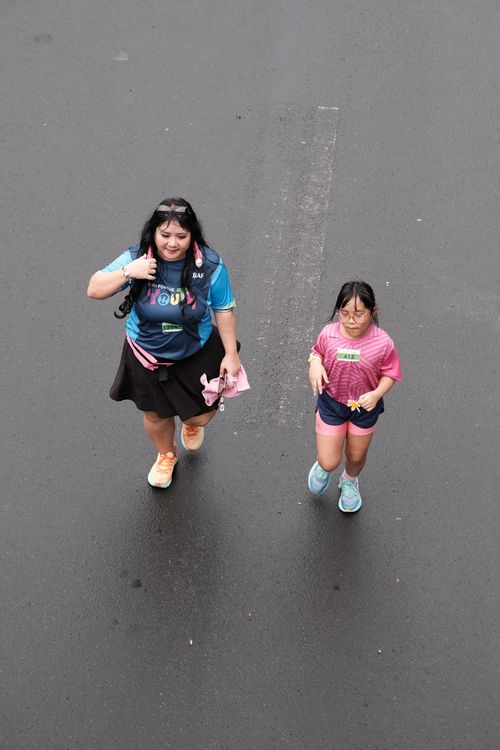Race photo from Road to BAF Lions Run 2024