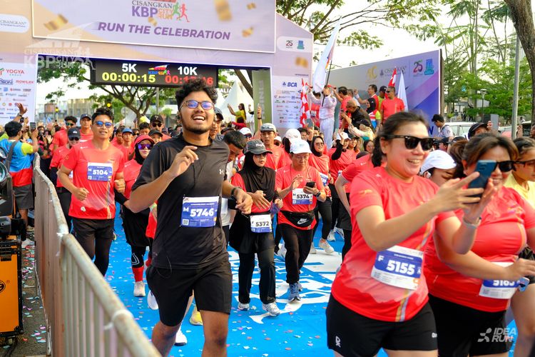 Race photo from CISANGKAN KBP CITY RUN 2025