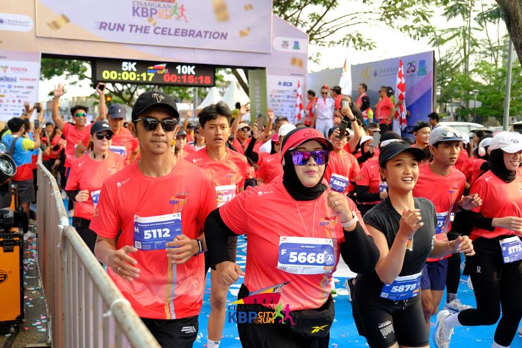 Race photo from CISANGKAN KBP CITY RUN 2025