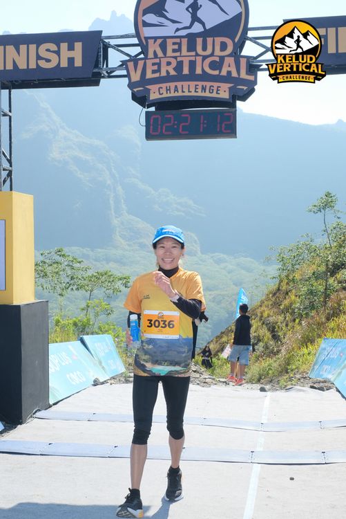 Race photo from Kelud Vertical Challenge 2024