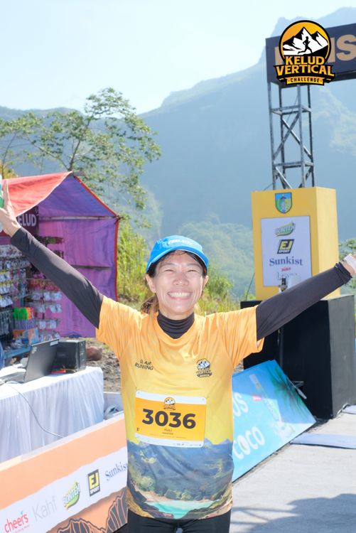 Race photo from Kelud Vertical Challenge 2024