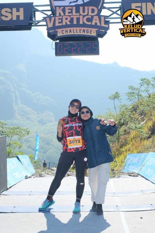 Race photo from Kelud Vertical Challenge 2024