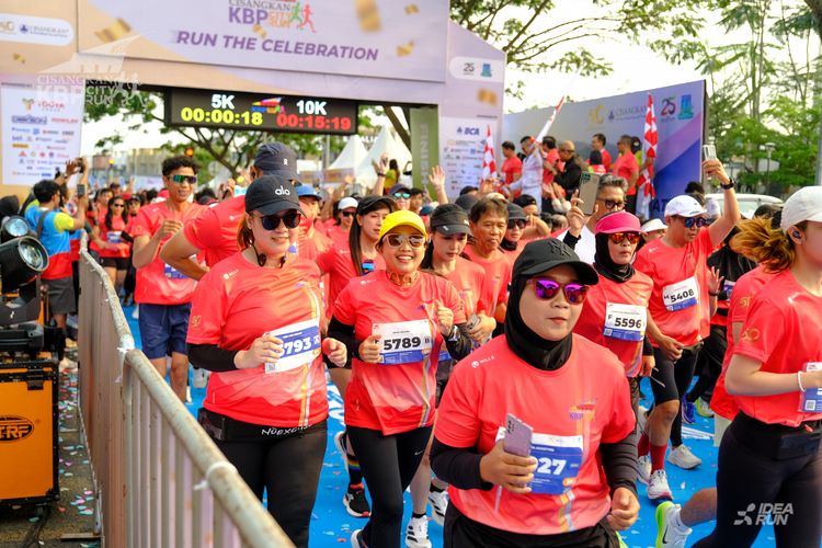 Race photo from CISANGKAN KBP CITY RUN 2025