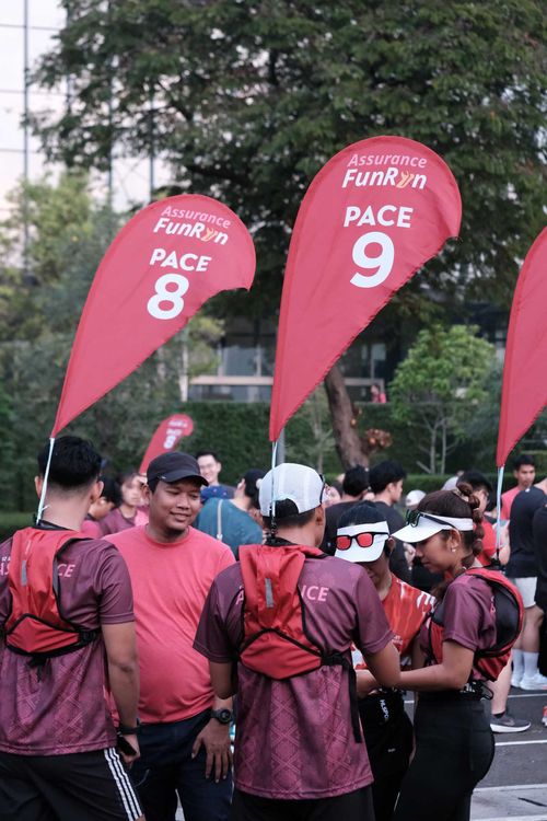Race photo from Assurance Fun Run 2024