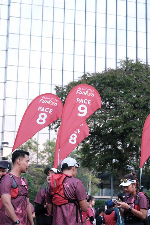 Race photo from Assurance Fun Run 2024