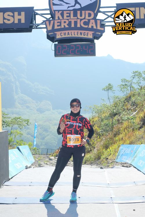 Race photo from Kelud Vertical Challenge 2024