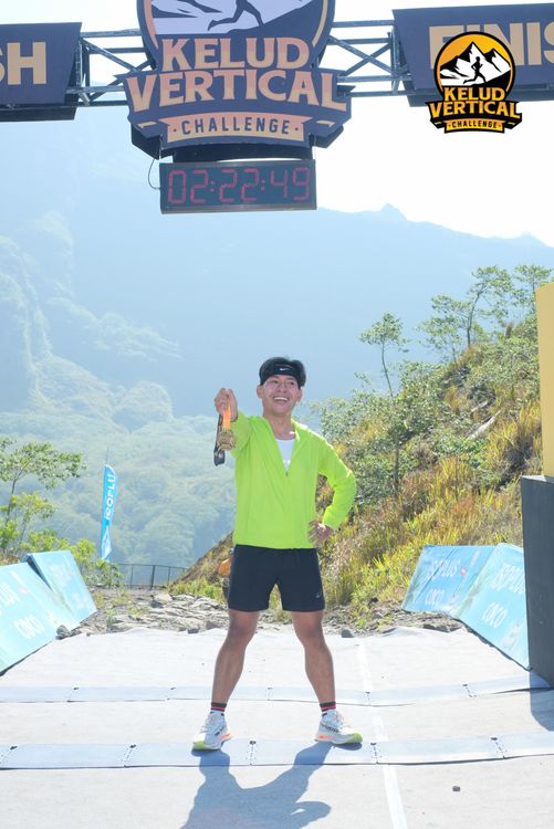 Race photo from Kelud Vertical Challenge 2024
