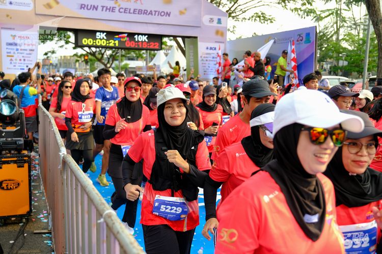Race photo from CISANGKAN KBP CITY RUN 2025